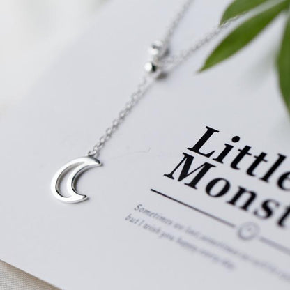 Moon Pendant Necklace