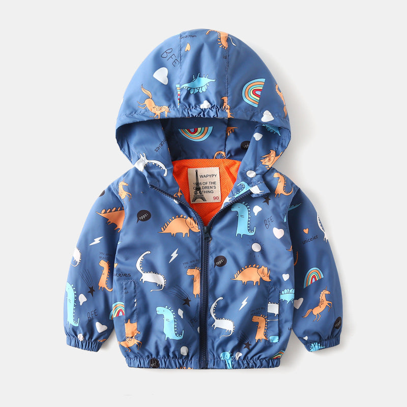 Children's Jackets New Boys' Hooded Jackets, Baby Lightweight