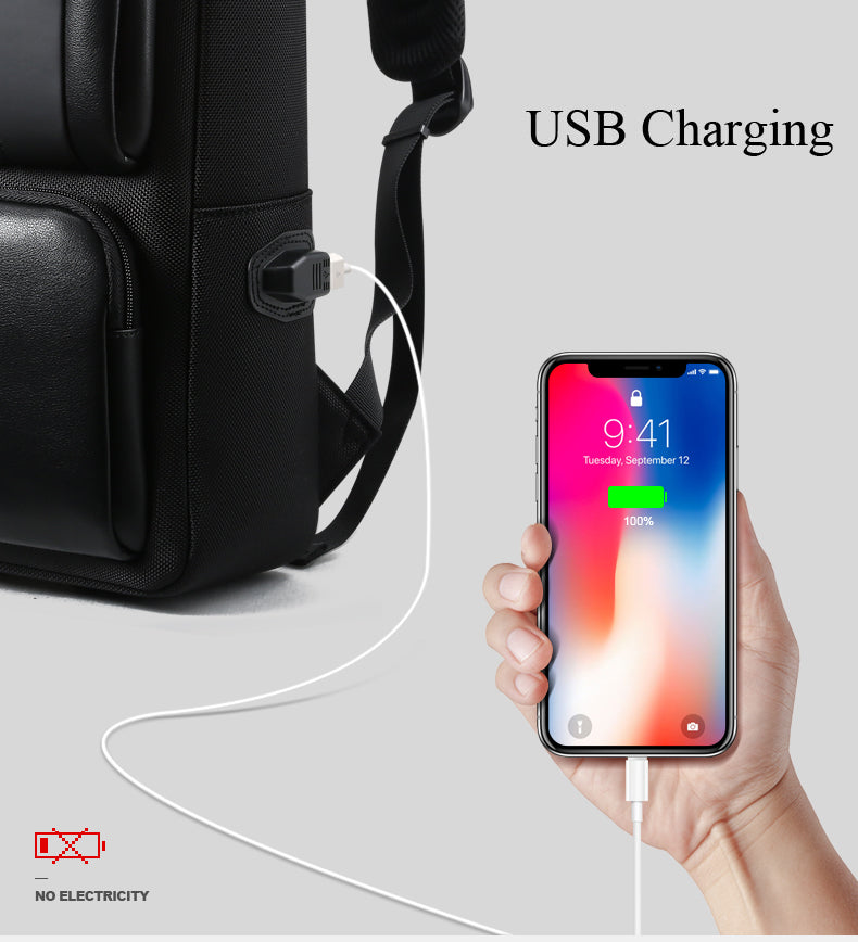leather back pack