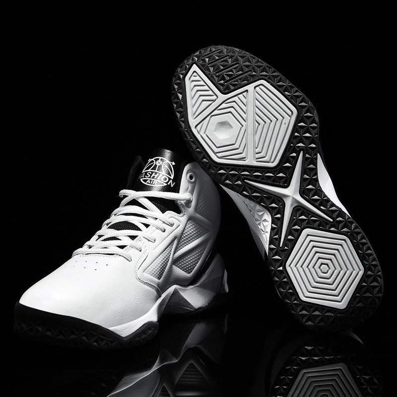 Shock-absorbing running sneakers