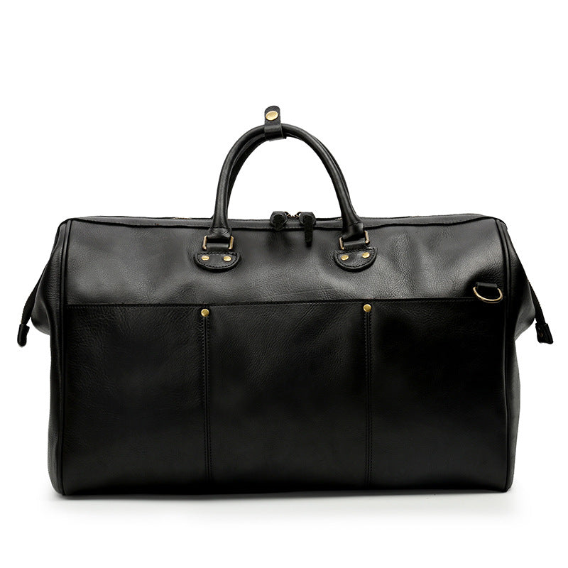 leather travel bag
