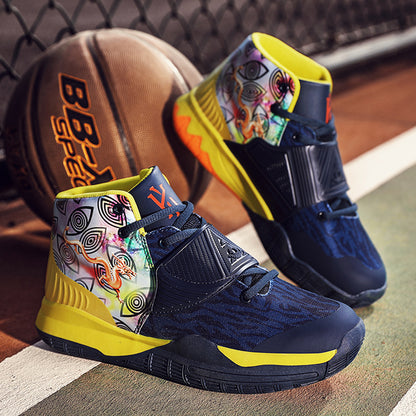 Shock-absorbing running sneakers