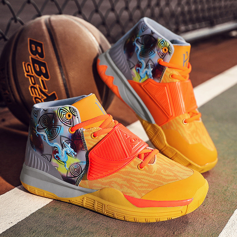 Shock-absorbing running sneakers