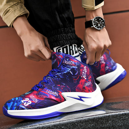 Shock-absorbing running sneakers