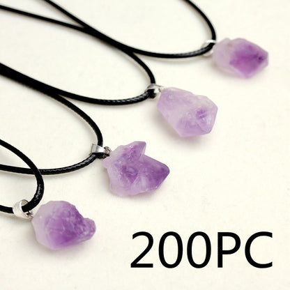 Amethyst Pendant Necklace