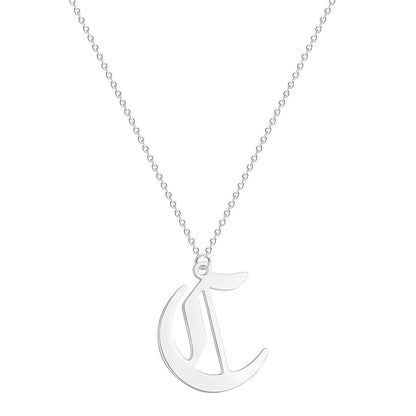 English pendant necklace