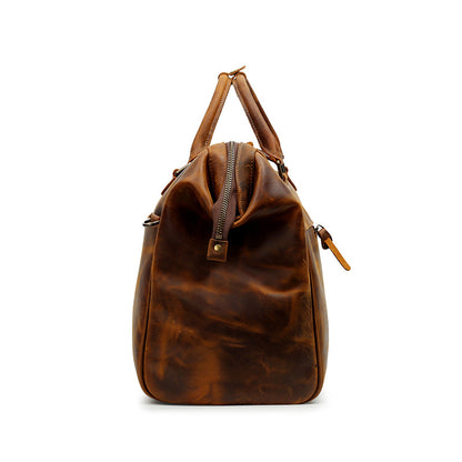 leather travel bag
