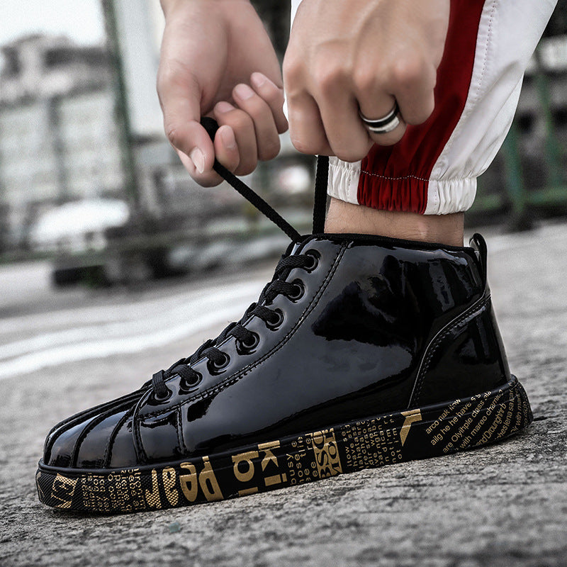 patent leather shoe