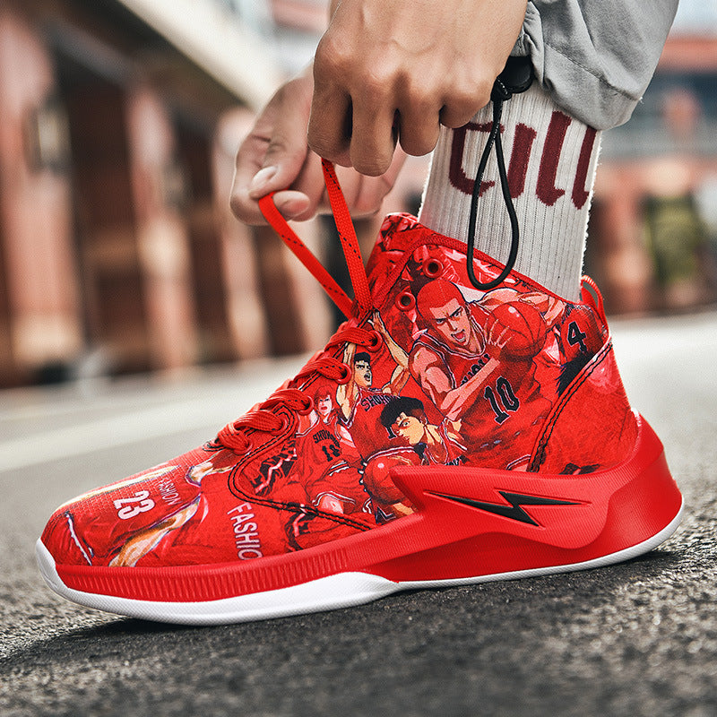Shock-absorbing running sneakers