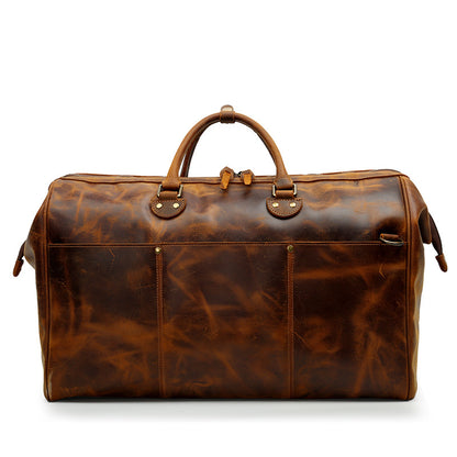 leather travel bag
